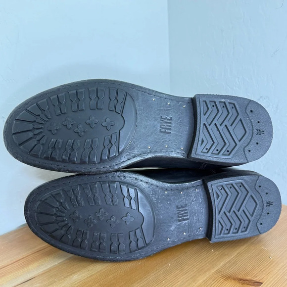 NEW FRYE TYLER Black Leather Chelsea Boot Men’s 10D - Picture 9 of 11